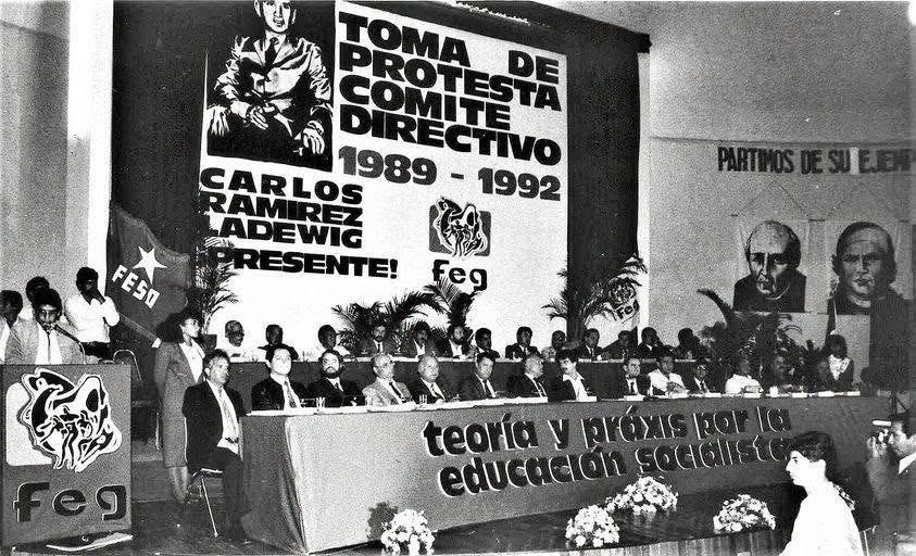 La última gran toma de protesta de la FEG como representante estudiantil mayoritaria. tomo VII, img 246