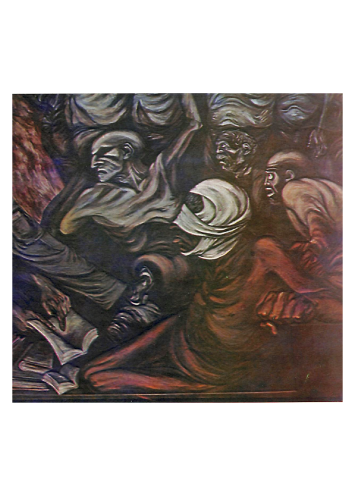 Fragmentos del mural, recuperados de la Revista de la Universidad de Guadalajara, 1972